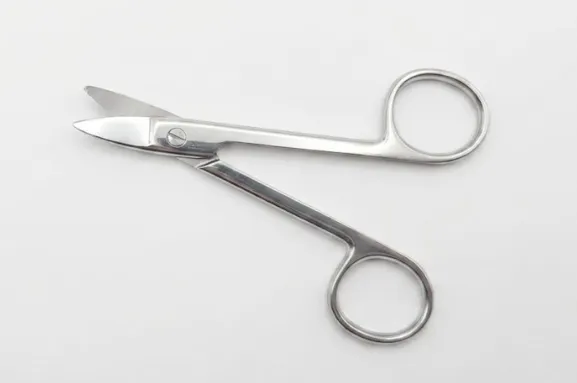 Curved scissors - Stainless steel - 10 cm