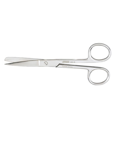 MILTEX® VANTAGE® Ciseaux droits (5½ pouces) à bouts pointus et ronds