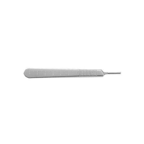 [14-7] MILTEX® Manche de bistouri gradué  no.3 en acier inoxydable