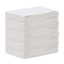 [5MED8283-1] MEDICOM® SafeBasics™ Dry-Back® Bavettes (3 plis) 2 plis de papier & 1 pli de polyéthylène (125) Blanc