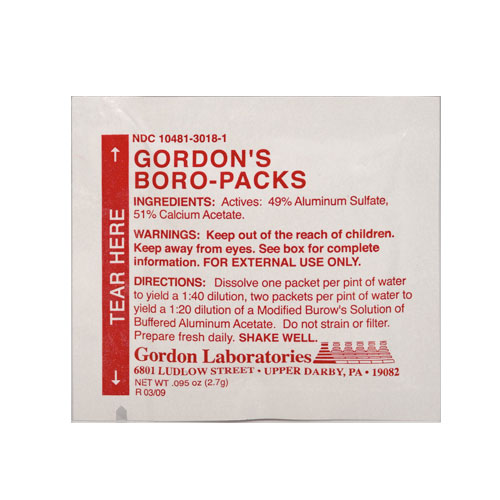 GORDON® Packs Boro (100 x 0,095 oz / boîte)