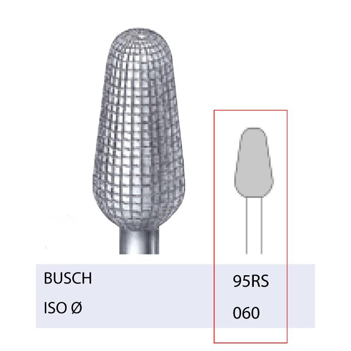 BUSCH® Fraise en acier inoxydable