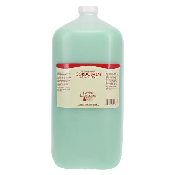 GORDON® Gordobalm Lotion à massage verte 1 gallon