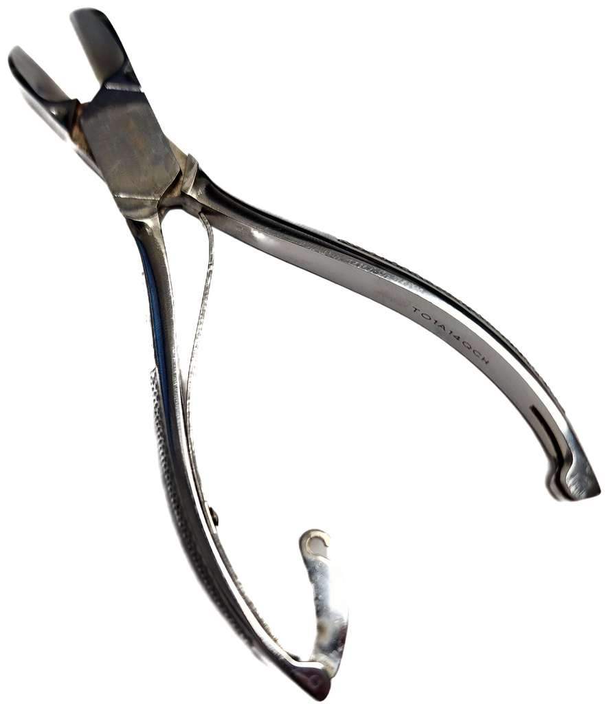 [1TO1A14QCH] Pince à ongles concave - chrome - 14 cm