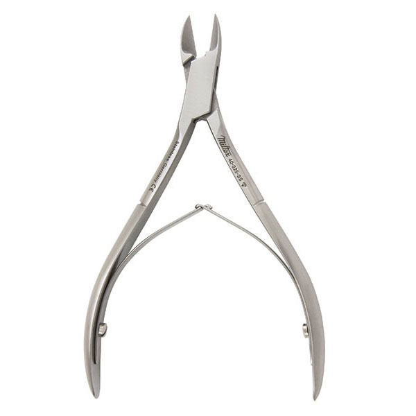 [140225SS] MILTEX® Pince à ongles à double ressort en acier inoxydable - Mors droits - 4½ pouces