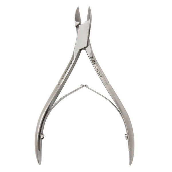 MILTEX® Stainless Steel Nail Nipper, Double Spring (4½'') Straight Jaw
