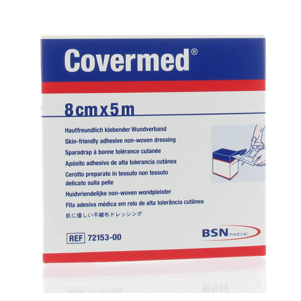 [3BSN7215300] BSN® COVERMED® Sparadrap à bonne tolérance cutanée (1) 8 cm x 5 m