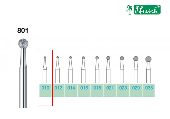 BUSCH® Diamond Bur - Medium grit