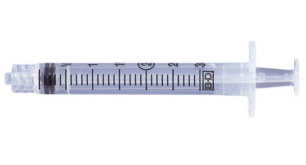 BD® Syringe without needle 3 cc (200/box)