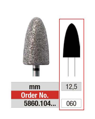 [2E5860060] EDENTA® Fraise conique large en diamant - grain moyen