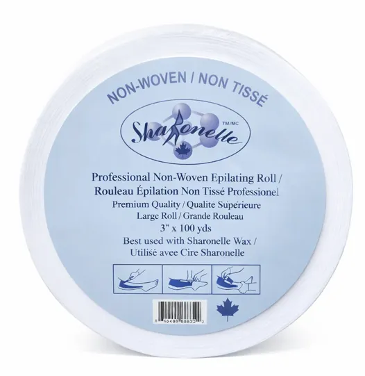 [230-105] SHARONELLE® Rouleau Épilation Non Tissé Professionnel  (3" x 100 YDS)