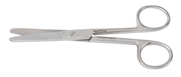 MILTEX® VANTAGE® Ciseaux droits (5½ pouces) à bouts ronds