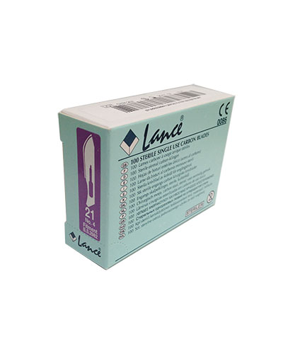 LANCE® Lames stériles en carbone (100) Nº21
