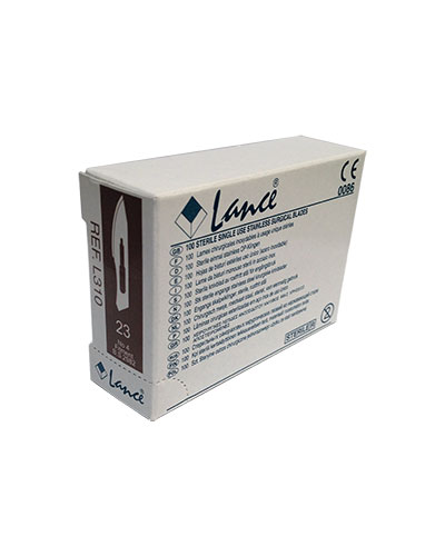 LANCE® Lames en acier inoxydable (100) Nº23