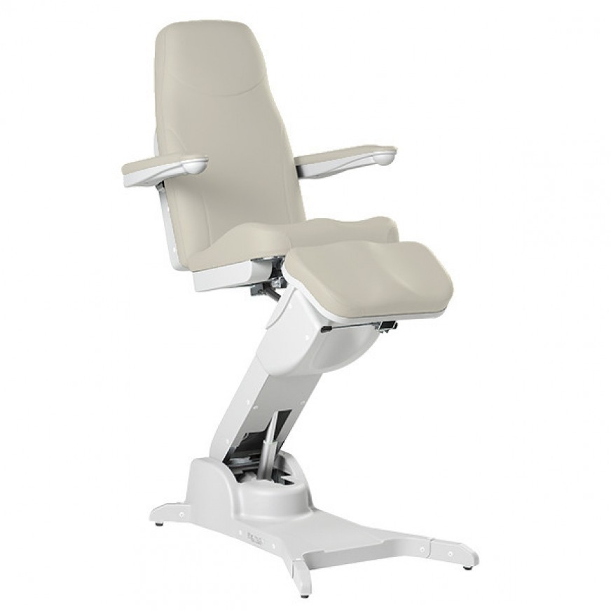 BENTLON® Podo Platinum Armchair with single leg support - White