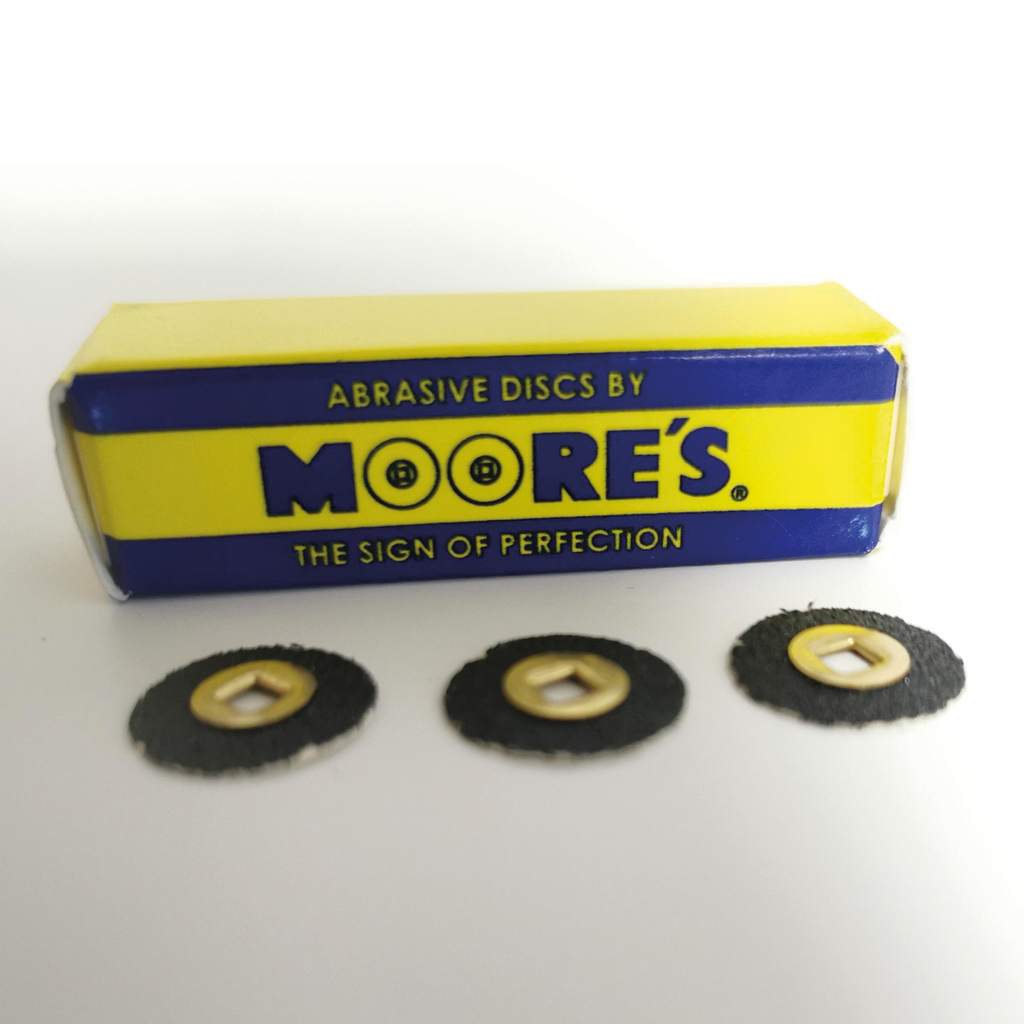 MOORE'S (50) - Emery discs 1/2 SNAP-ON - Medium