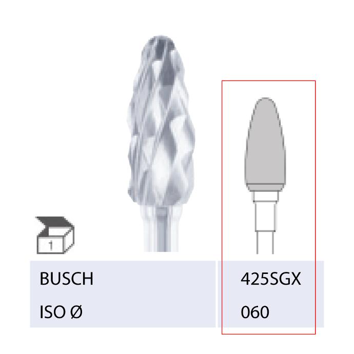 BUSCH® Carbide bur - Very coarse double cut