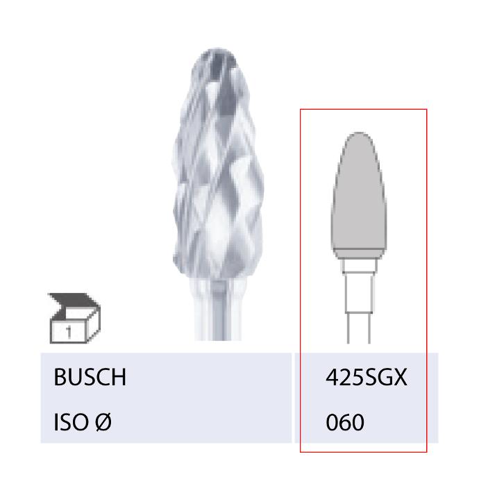 BUSCH® Fraise en carbure de tungstène - Denture croisée très grosse