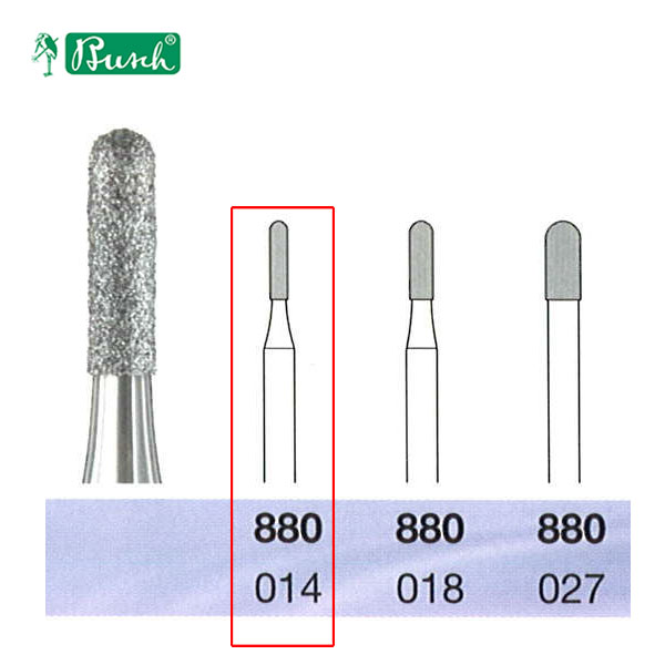 BUSCH® Fraise en diamant - Grain moyen
