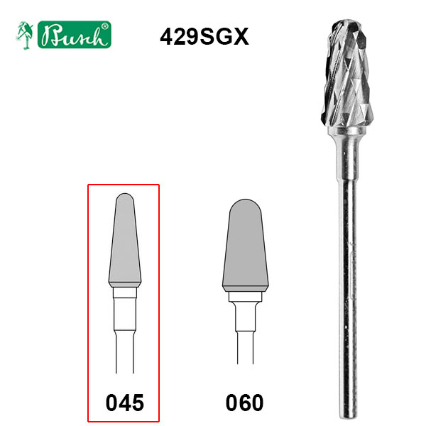 [2429SGX045] BUSCH® Fraise en carbure de tungstène - Denture croisée très grosse