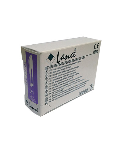 LANCE® Lames en acier inoxydable (100) Nº21