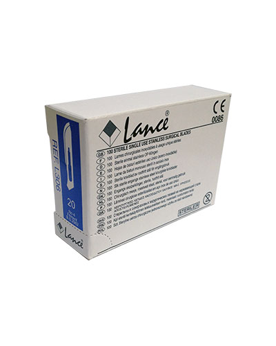 LANCE® Lames en acier inoxydable (100) Nº20