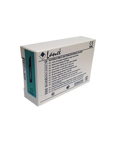 LANCE® Lames en acier inoxydable (100) Nº15