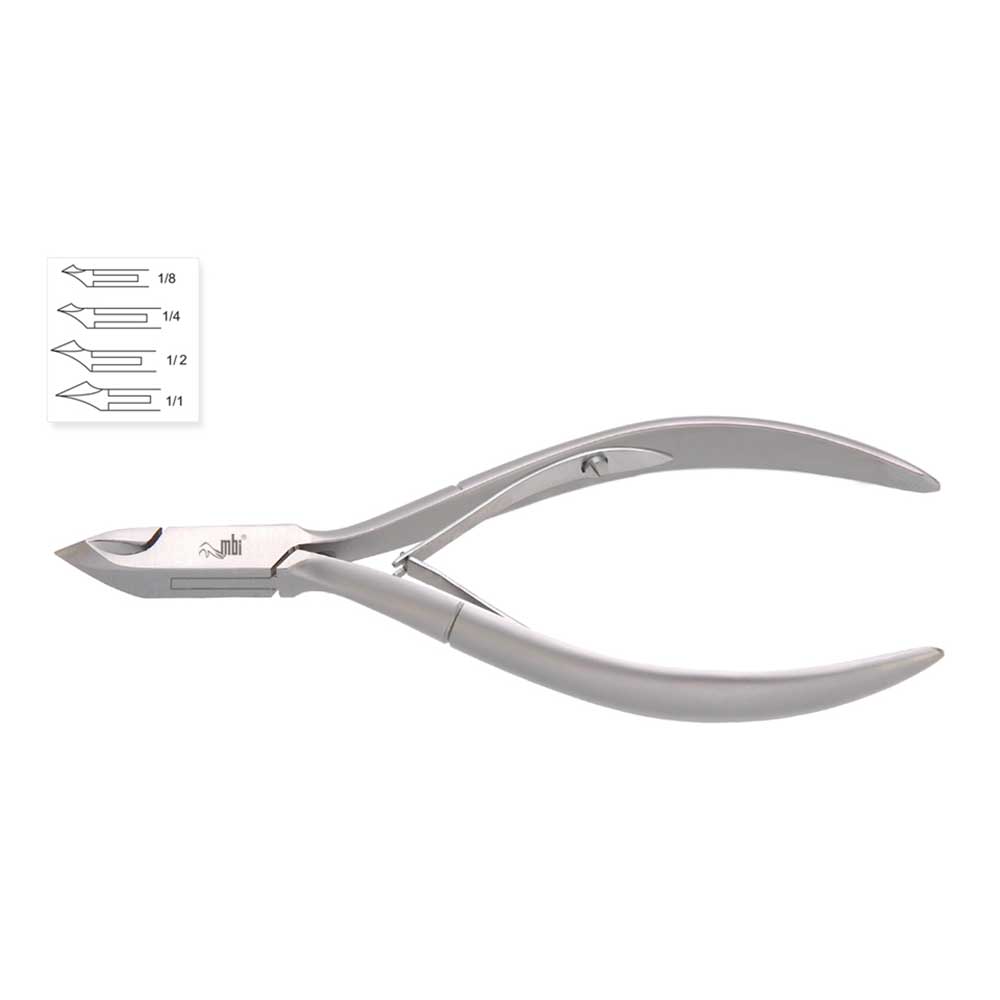 [1MBI-103D-14] MBI® Pince cuticules 1/4" - 1/8" - 1/2'' (1/4" [1/4])