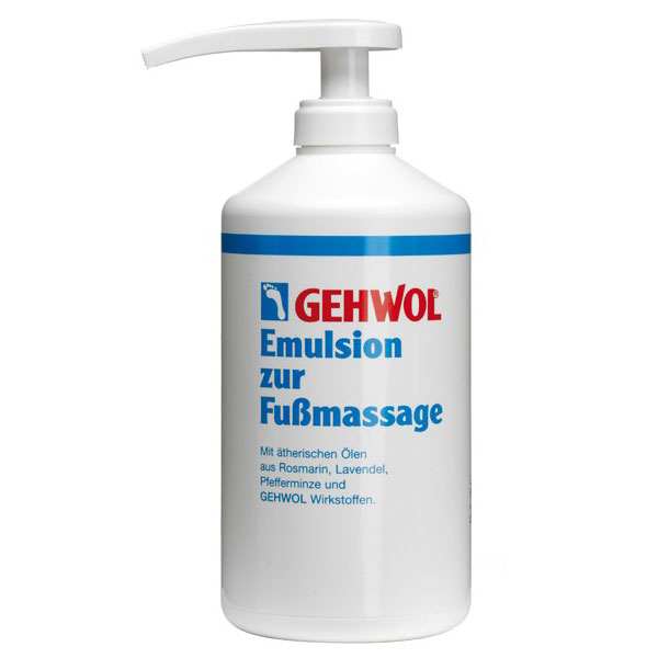 GEHWOL® Emulsion pour massage des pieds (avec pompe) 500 ml