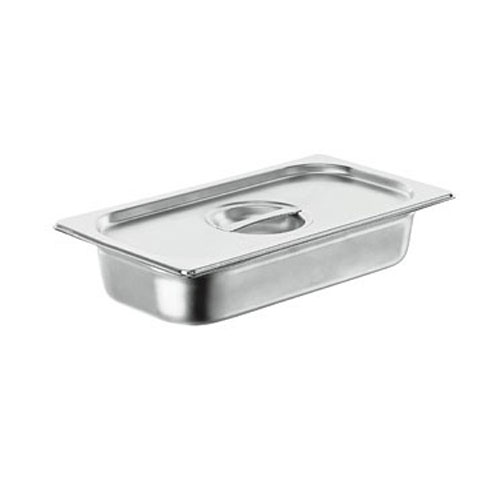 AMG® Bassin de trempage inox. pour instruments avec couvercle (9 po x 5 po x 2 po)