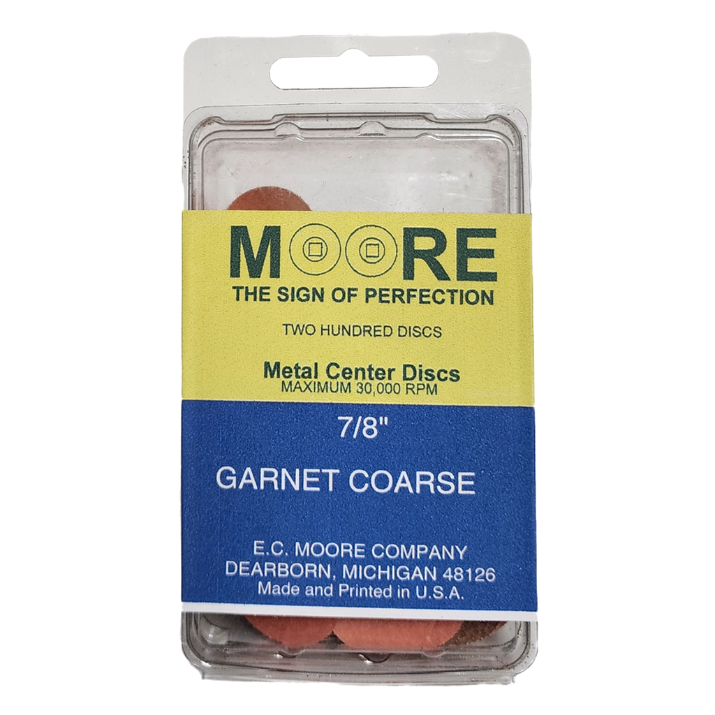 [78GCBB] MOORE'S Disques Garnet 7/8 SNAP-ON - Rude (200)
