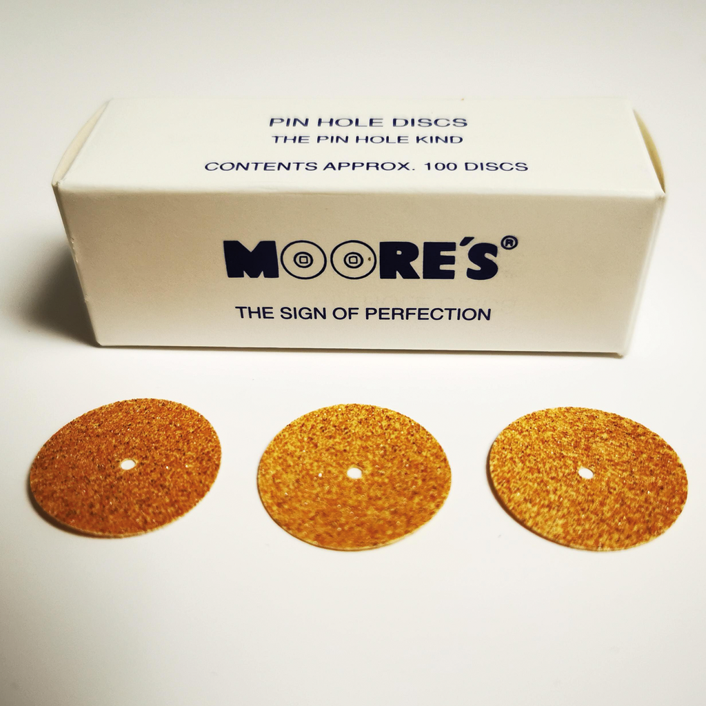 [21653] MOORE'S (50) Disque Garnet moyen "Pin Hole" 7/8