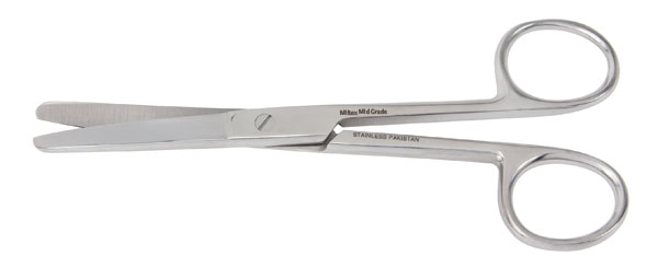 [1V95-22BB] MILTEX VANTAGE® Straight Scissor (4½'') Blunt/Blunt Tip