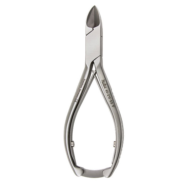 [140-210SS] **MILTEX® Pince à ongles à double ressort  (5½ pouces) Mors concaves