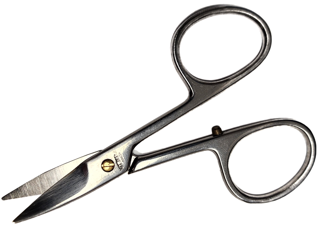 [608] VITRY® Nail scissors - Curved blades - Stainless