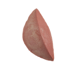 [9S6107A] Pink rubber shoulder pad (12 pairs) - Medium