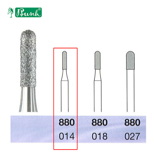 [2880014] BUSCH® Diamond Bur - Medium grit