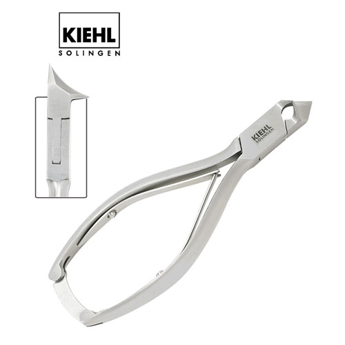 [13042-14CM INOX.] KIEHL® Double spring nail nipper - double oblique jaw