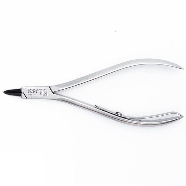 [1HF477R] AESCULAP® Simple spring nail nipper - straight &amp; tapered jaw