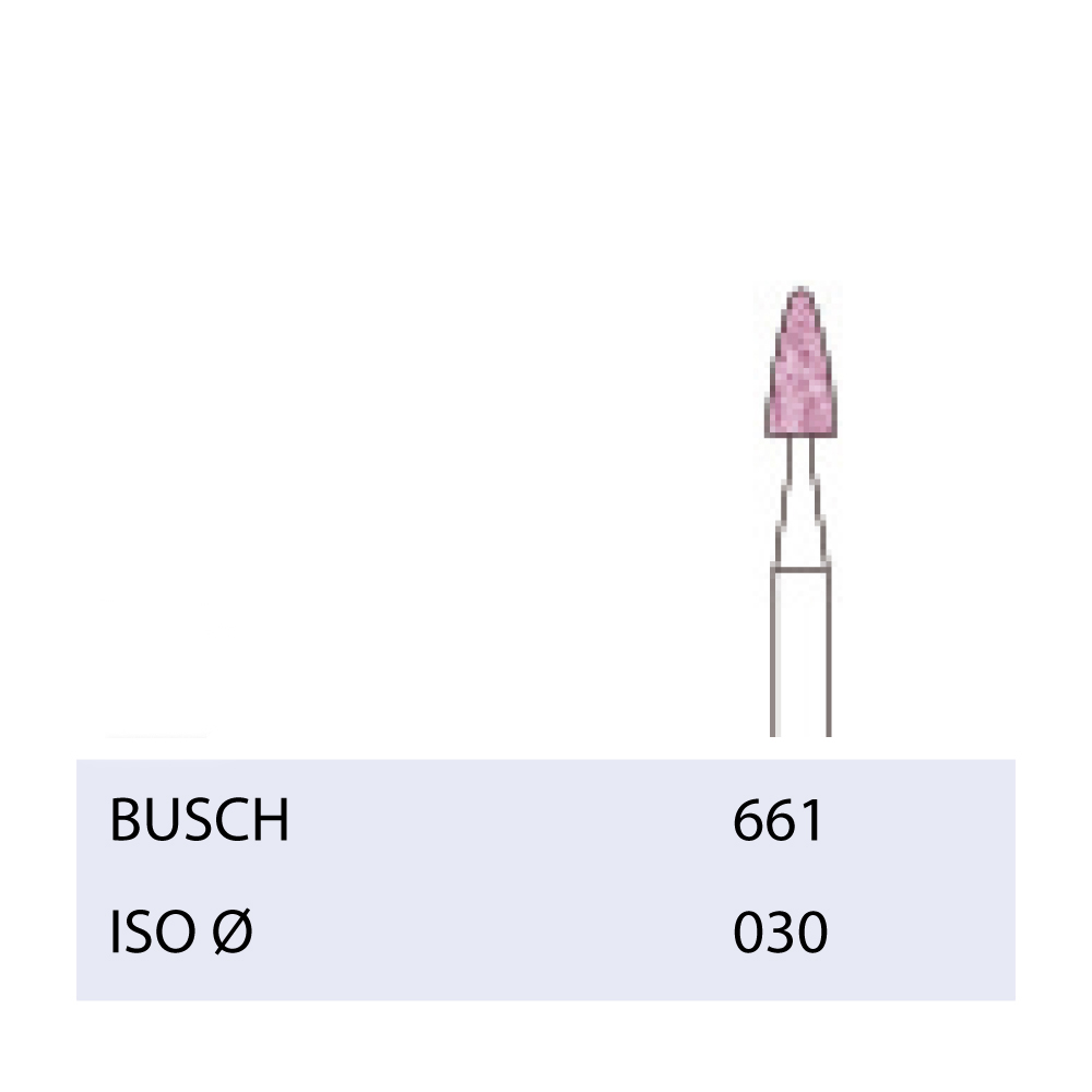 [2661030] *BUSCH® Fraise en corindon affinée (rose)