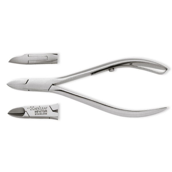 [1HF475R] *AESCULAP® Pince à ongles  à simple ressort - mors droit
