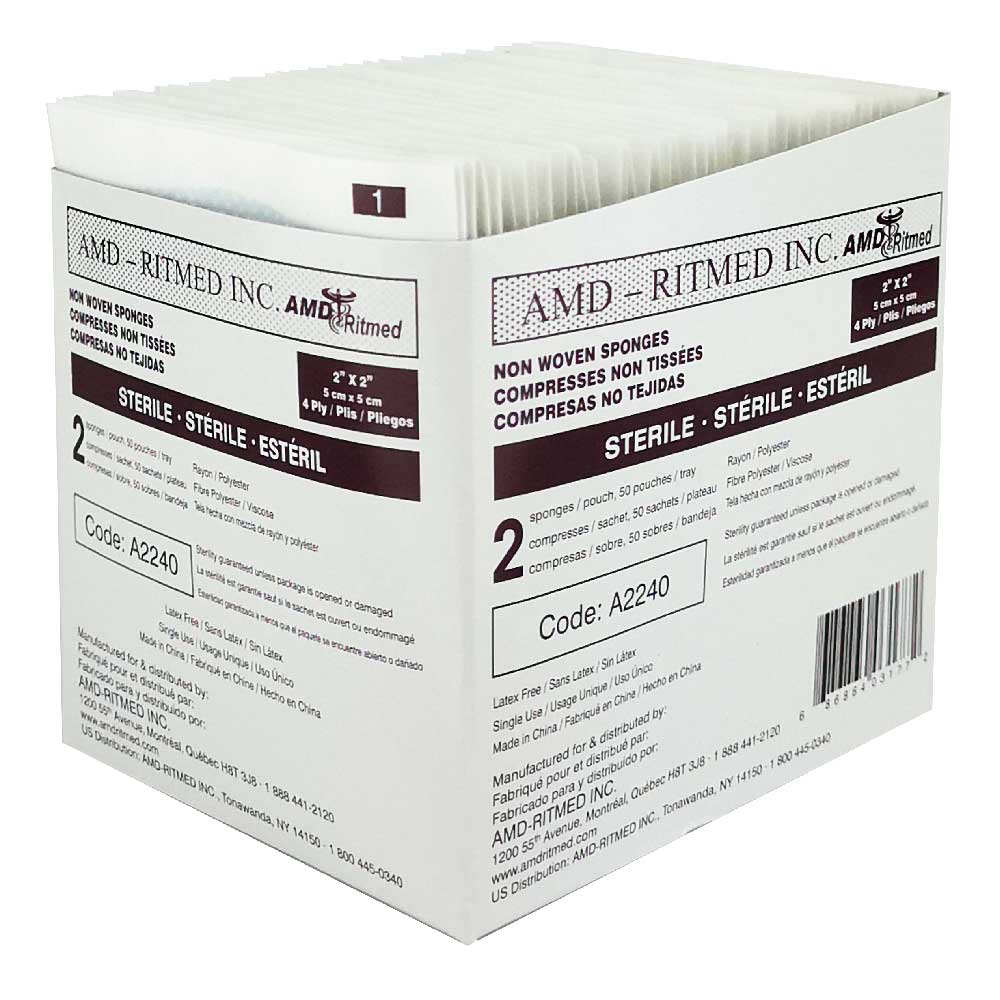 AMD RITMED® Compresses stériles 2