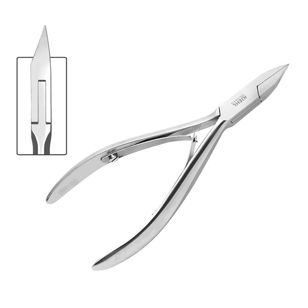 [13050-11CM SA1201] KIEHL® Double spring nail nipper - straight & sharp jaw