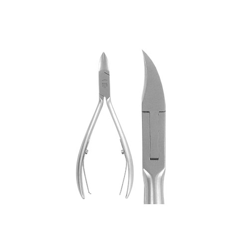 [13045-14 TITANIUM] KIEHL® Pince à ongles à double ressort en Titane - mors concaves*