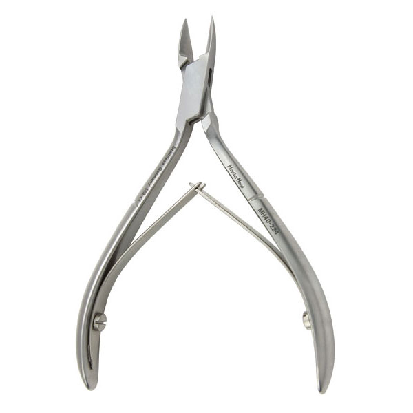 [140-224] **MILTEX® Pince à ongles à double ressort (4 pouces) Mors droit