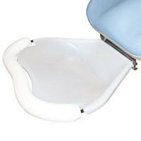 [261853.100] BENTLON® Support repose pied pour fauteuil (Pied simple) Blanc
