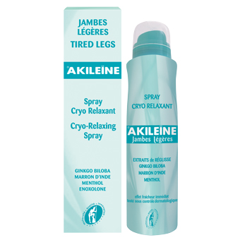 [AK-2331] AKILEÏNE Cryo-Relaxing Spray Tired Legs 150 ml
