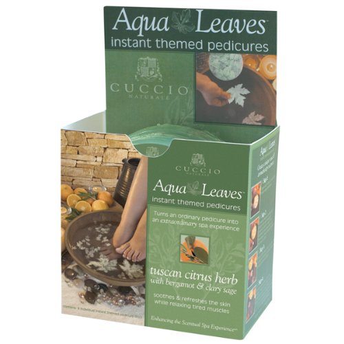 [3081-6] CUCCIO NATURALÉ Aqua Leaves  ( 6 / bte ) - Herbes aux agrumes de Toscane