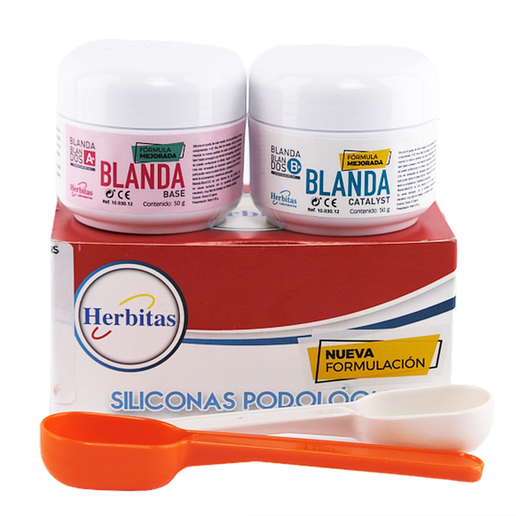 [91003012] HERBITAS® Silicona Blanda Blandos Shore : 8 (3-5) A+B 50gr