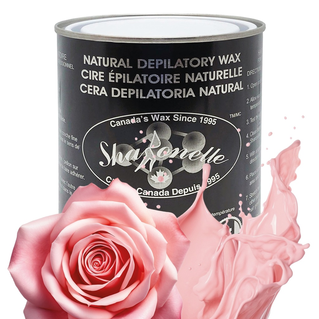 [230-300-CRR] SHARONELLE® Soft Wax Pink Cream 18 oz *SPECIAL PRICE ON THE PURCHASE OF 24 & MORE*